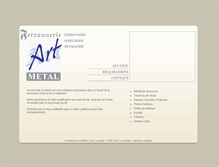 Tablet Screenshot of ferronnerie-artmetal.fr